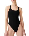 Item M6 Ribbed Bodysuit In Black