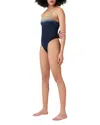 Item M6 Ribbed Bodysuit In Navy Nouga