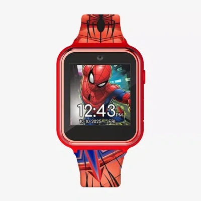 Itime Kids' Spiderman Boys Multicolor Smart Watch Spd4802jc In Burgundy