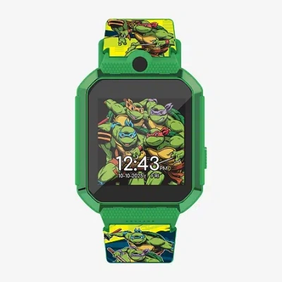 Itime Teenage Mutant Ninja Turtles Unisex Multi-function Green Smart Watch Tmr4105jc In Burgundy