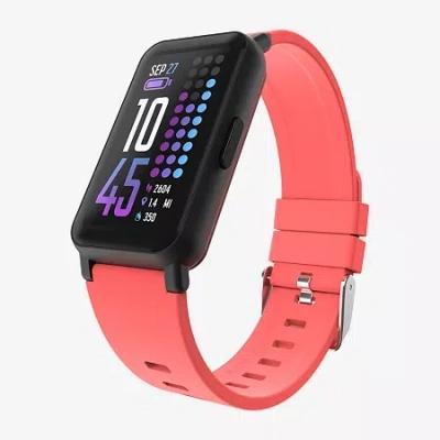 Itouch Active 4 Womens Orange Smart Watch Tc4s01-g14 In Transparent