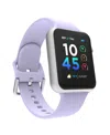 Itouch Air 4 Unisex Silicone Strap Smartwatch 41mm In Lilac