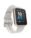 Itouch Air 4 Unisex Titanium Silicone Strap Smartwatch 41mm In Titanium
