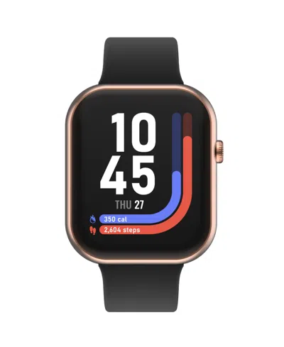 Itouch Air 5 Unisex Black Liquid Silicone Strap Smartwatch