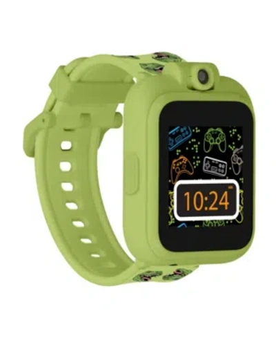 Itouch Kid's Playzoom 2 Green Dinosaur Print Tpu Strap Smart Watch 41mm
