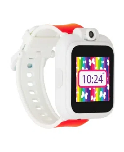 Itouch Kid's Playzoom 2 Rainbow Print Tpu Strap Smart Watch 41mm In Open Misce
