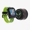 Itouch Playzoom Unisex Multi-function Green Strap Watch Pz304a-g22 In Transparent