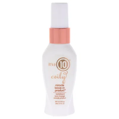 It's A 10 Coily Miracle Leave In Product By Its A 10 For Unisex - 2 oz Hair Spray In Multi