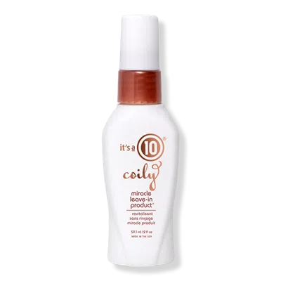 It's A 10 Coily Miracle Leave-in Product With 10 Benefits - 2.0 oz