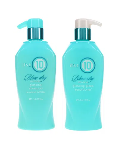 It's A 10 10 & 10 oz Blow Dry Miracle Glossing Shampoo 10 oz & Conditioner 10 oz Combo | Pack