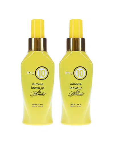 It's A 10 2 Pack 2oz Miracle Blonde Leave-in 2 Pack
