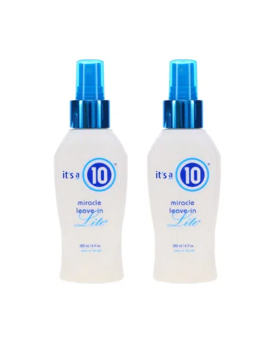 IT'S A 10 IT'S A 10 2 PACK 4OZ MIRACLE W LEAVE-IN LITE 2 PACK