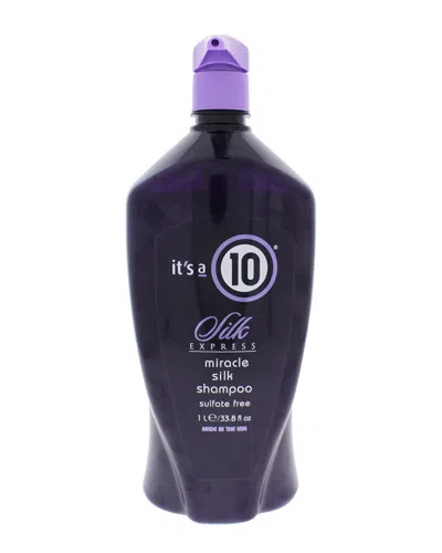 It's A 10 33.8oz Silk Express Miracle Silk Shampoo In Transparent