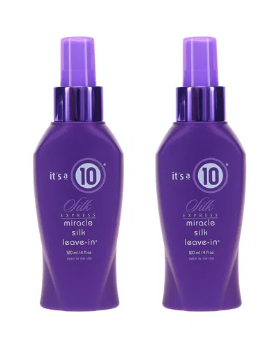 IT'S A 10 IT'S A 10 SILK EXPRESS SILK LEAVE-IN 4OZ 2 PACK