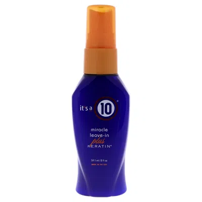 It's A 10 Miracle Leave In Plus Keratin By Its A 10 For Unisex - 2 oz Spray In White