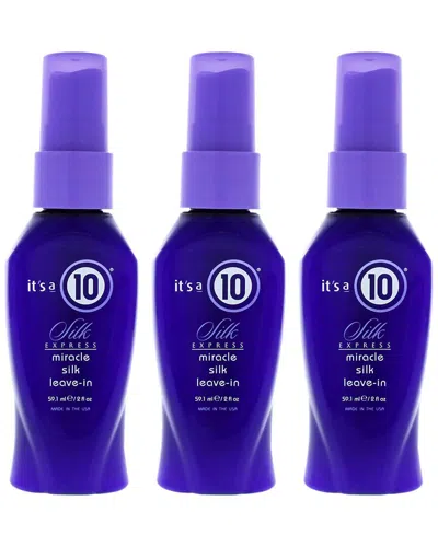 It's A 10 Miracle Silk Express Leave-in By Its A 10 For Unis In Blue