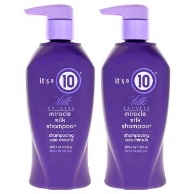 It's A 10 Silk Express Miracle Silk Shampoo By Its A 10 For Unisex - 10 oz Shampoo - Pack Of 2 In Multi