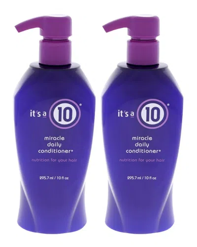 It's A 10 Its A 10 Women's 10oz  Miracle Daily Conditioner In Transparent