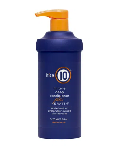 It's A 10 Its A 10 Women's 17.5oz  Miracle Deep Conditioner Plus Keratin In Transparent