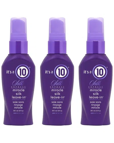 It's A 10 Its A 10 Women's 3oz  Silk Express Miracle Leave-in In Transparent