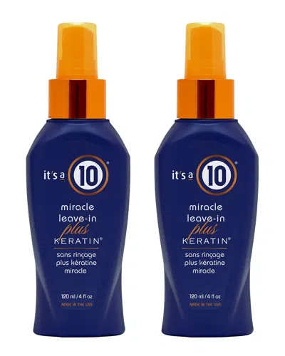 It's A 10 Its A 10 Women's 4oz  Miracle Leave-in Plus Keratin In Transparent
