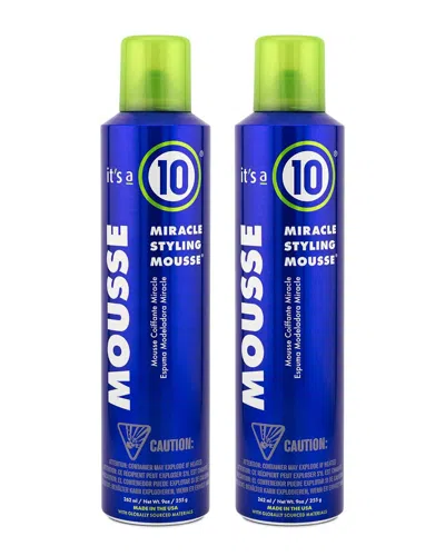 It's A 10 Its A 10 Women's 9oz  Miracle Styling Mousse In Blue