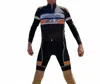It's In My Heart Cable Huston Aeolus Sport Long Sleeve Cycling Jersey In Black In Black