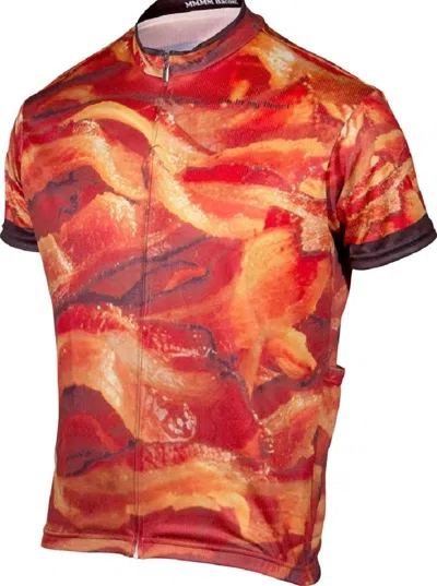 It's In My Heart Men's Bacon Powered By Pork Cycling Jersey In Multi