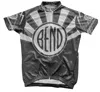 It's In My Heart Men's Bend Oregon Cycling Jersey In Black In Gray