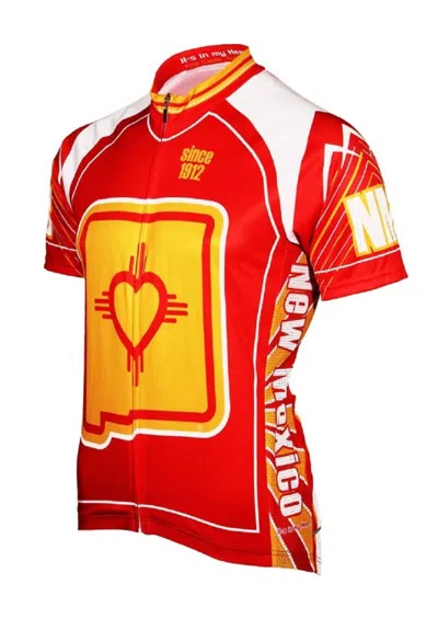 It's In My Heart Men's Cycling Jersey In New Mexico In Red