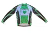 It's In My Heart Men's Long Sleeve Cycling Jersey In Oregon In Green