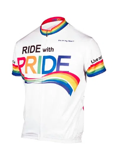 It's In My Heart Women's Cycling Jersey In Ride With Pride In Animal Print