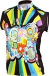 It's In My Heart Women's Sleeveless Cycling Jersey In Flower Power In Multi