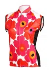 It's In My Heart Women's Sleeveless Cycling Jersey In Flower Power In Multi