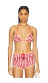 It's Now Cool Crochet Triangle Top In Conmigo