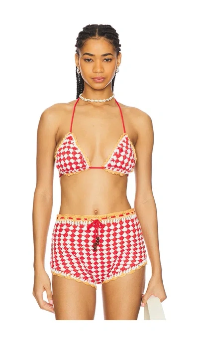 It's Now Cool Crochet Triangle Top In Conmigo