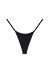 It's Now Cool G-string Bikini Bottom Black In Black