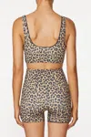 It's Now Cool High Waisted Swim Shorts In Animal Print In Animal Print