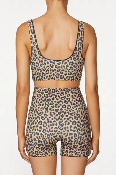 It's Now Cool High Waisted Swim Shorts In Animal Print