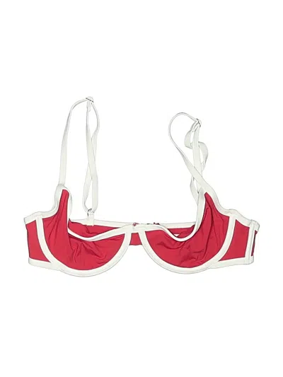Pre-owned It's Now Cool Swimsuit Top Red Swimwear