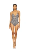 It's Now Cool The Peplum One Piece In Jaguar