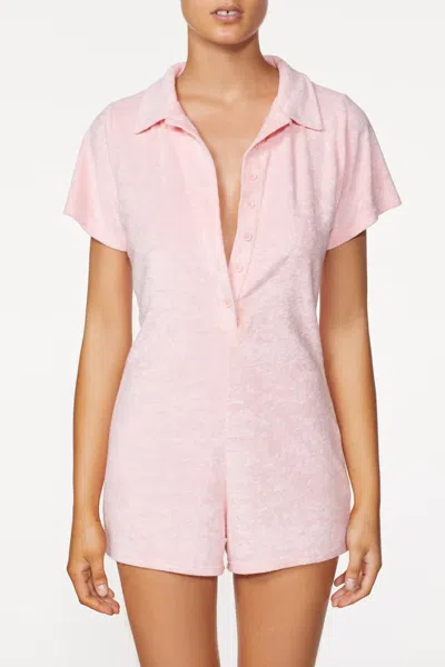 It's Now Cool Womens Pink Playsuit