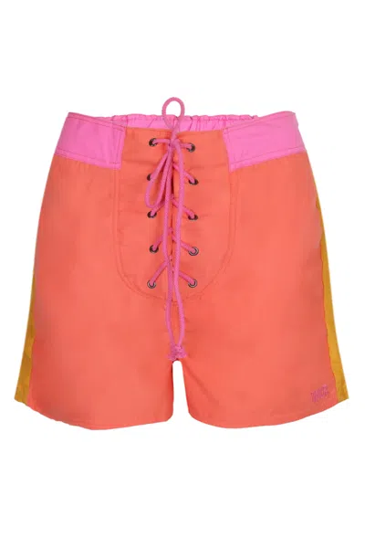 It's Now Cool Womens Swim Shorts In Orange In Multi