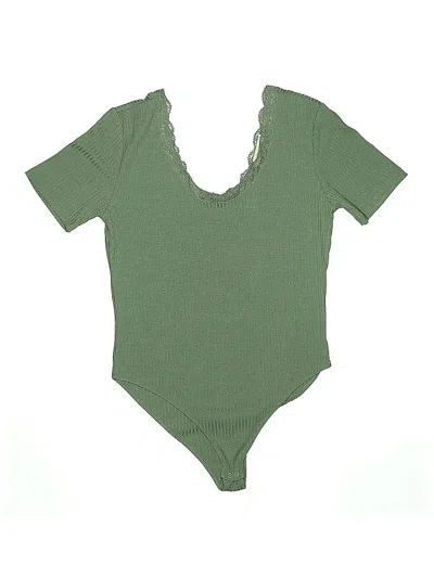 Pre-owned It's Our Time Bodysuit In Green