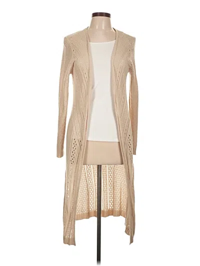 Pre-owned It's Our Time Cardigan Sweater In Brown