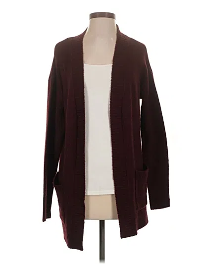 Pre-owned It's Our Time Kimono In Burgundy
