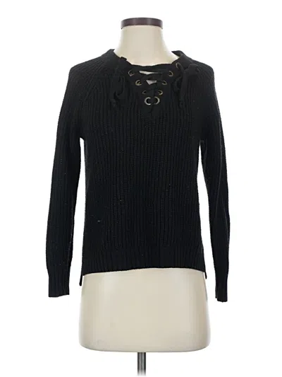Pre-owned It's Our Time Pullover Sweater In Black
