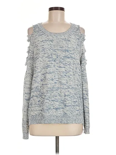 Pre-owned It's Our Time Pullover Sweater In Blue