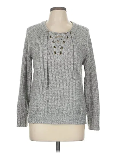 Pre-owned It's Our Time Pullover Sweater In Gray