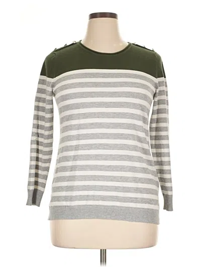 Pre-owned It's Our Time Pullover Sweater In Gray